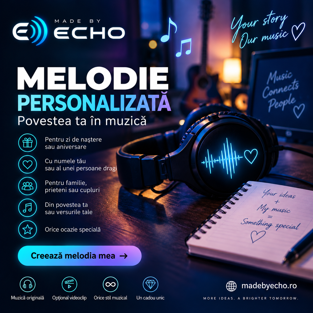 Melodie personalizată cu numele tău